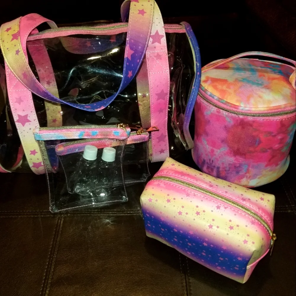 5 piece travel toiletry set